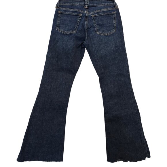 GAP Jeans - Y2K Low-Rise Flare Jeans - Size 27 (4RS) - Raw Hem - Picture 5 of 8